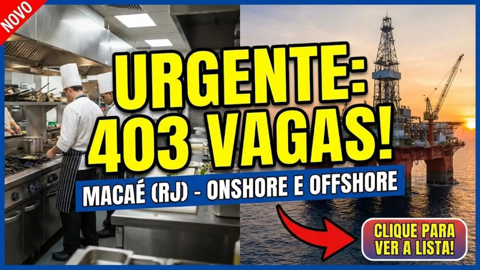 403 Vagas de Emprego (Onshore e Offshore) - Praia Campista, Macaé - Rio de Janeiro