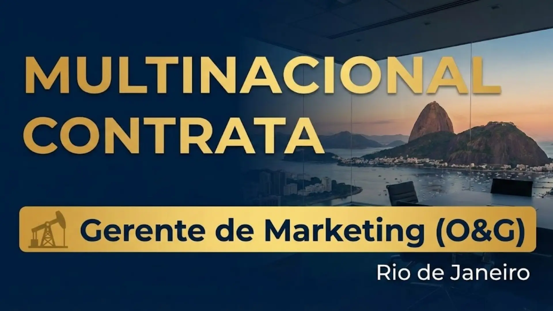 Gerente de Marketing e Desenvolvimento de Mercado (Óleo e Gás) – Rio de Janeiro, RJ
