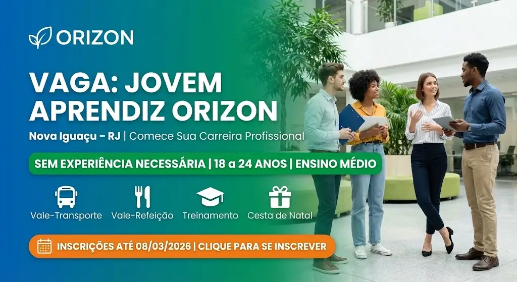 Jovem Aprendiz Orizon Nova Iguaçu Comece Sua Carreira Profissional