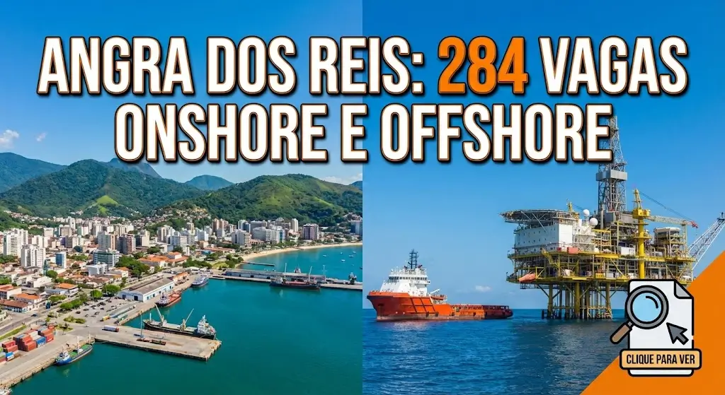 Rio das Ostras Abre 499 Vagas de Emprego Onshore e Offshore Nesta Semana