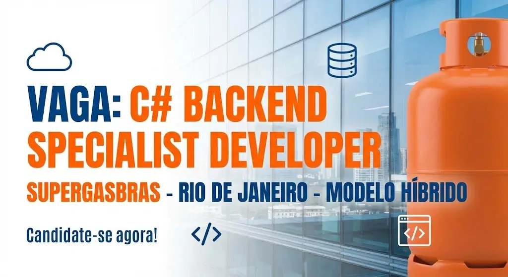 Vaga de C# Backend Specialist Developer na Supergasbras