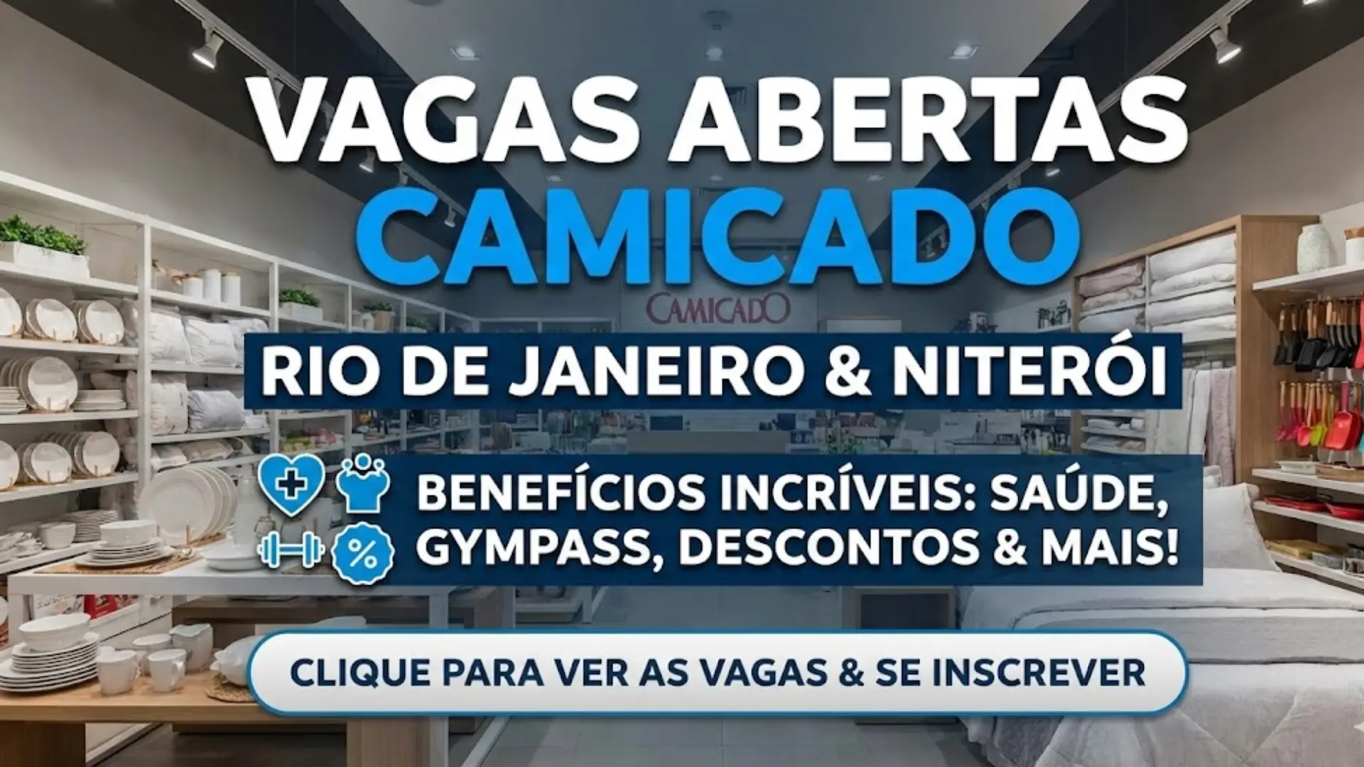 Camicado possui vagas e amplia contratações no RJ; confira os detalhes