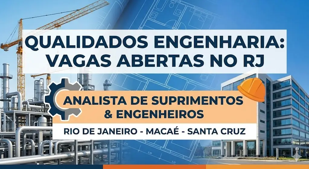 Qualidados Engenharia seleciona talentos para projetos industriais e de Óleo e Gás