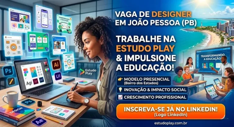 Designer em João Pessoa Transforme a Educação com a Estudo Play