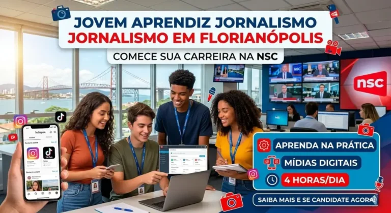 Jovem Aprendiz Jornalismo em Florianópolis Comece Sua Carreira na NSC