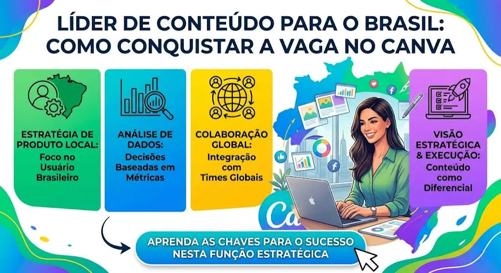 Líder de Conteúdo para o Brasil como conquistar essa vaga estratégica na Canva