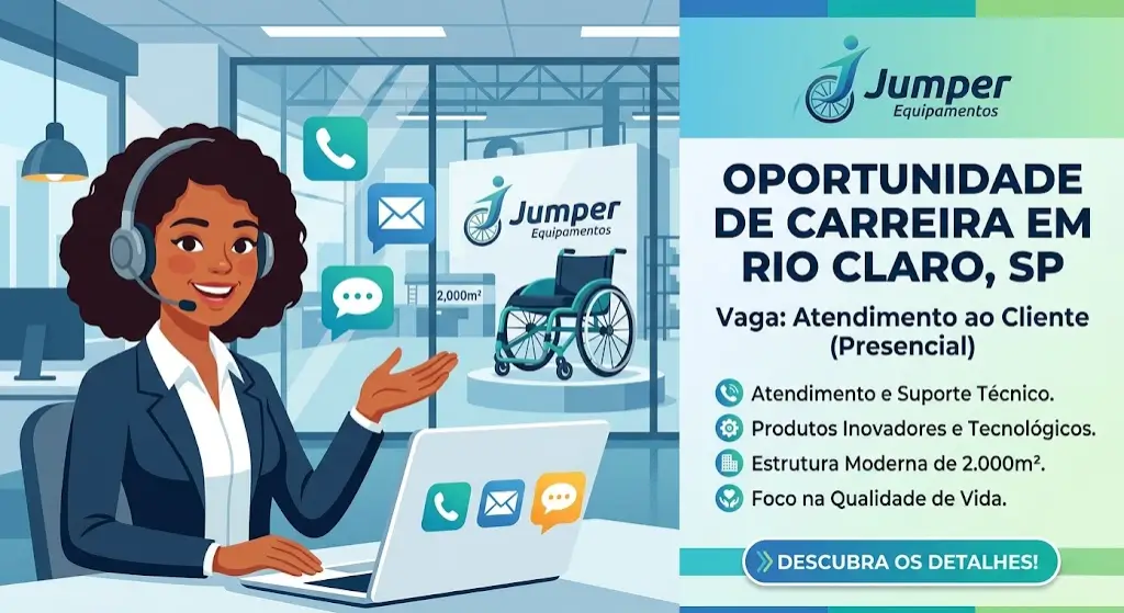 Oportunidade de Carreira em Atendimento ao Cliente em Rio Claro, SP – Jumper Equipamentos