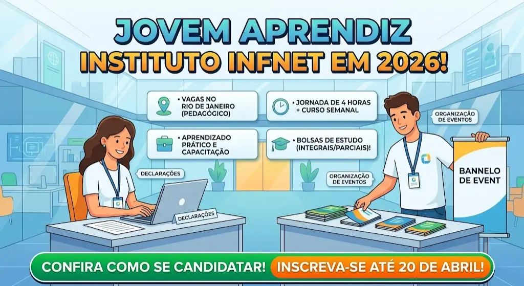 Oportunidade de Jovem Aprendiz no Instituto Infnet em 2026