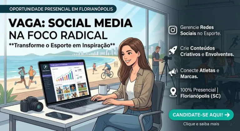 Vaga de Social Media em Florianópolis Transforme o Esporte em Inspiração