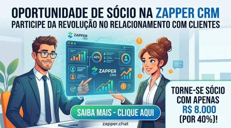 Seja Sócio da Zapper CRM e Faça Parte da Revolução no Relacionamento com Clientes