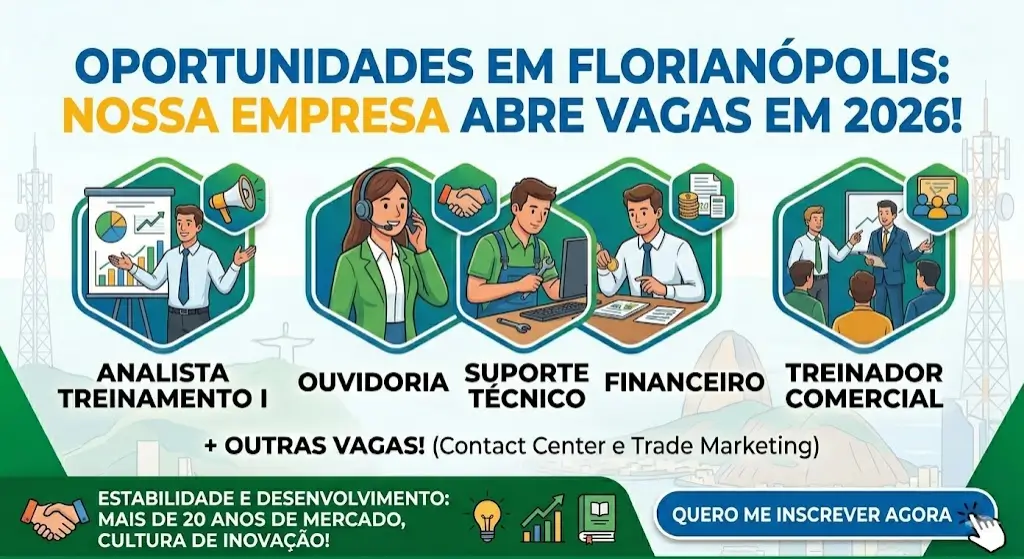 Vaga de Analista de Treinamento I em Florianópolis — 2026