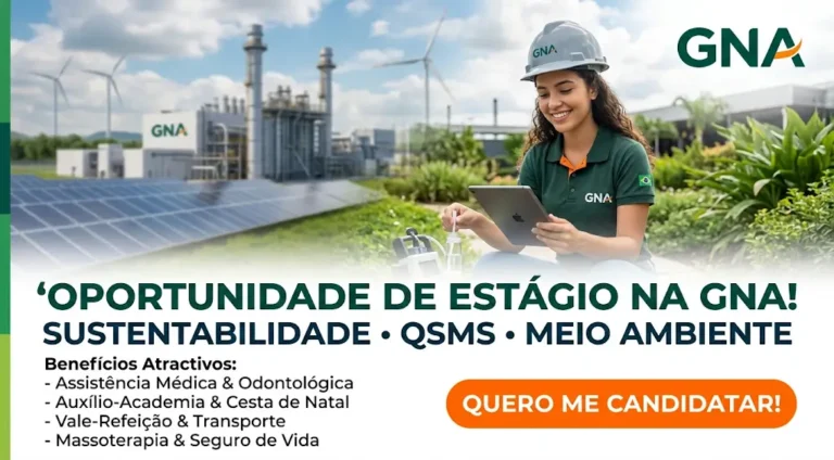 Oportunidade de Estágio na Área de Sustentabilidade GNA Abre Vagas em Campos dos Goytacazes