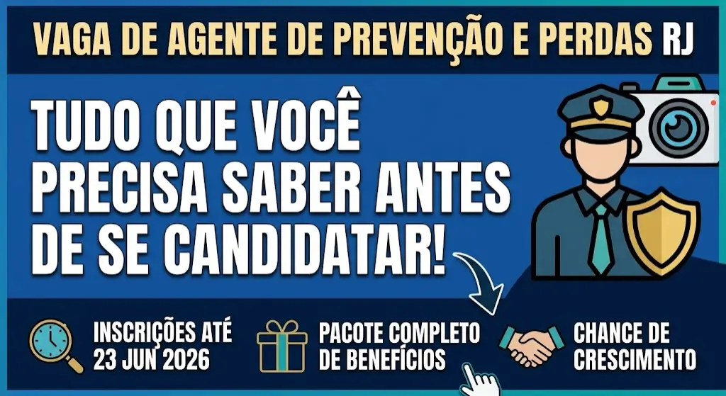 Vaga de Agente de Prevenção e Perdas no Rio de Janeiro Tudo o Que Você Precisa Saber Antes de se Candidatar