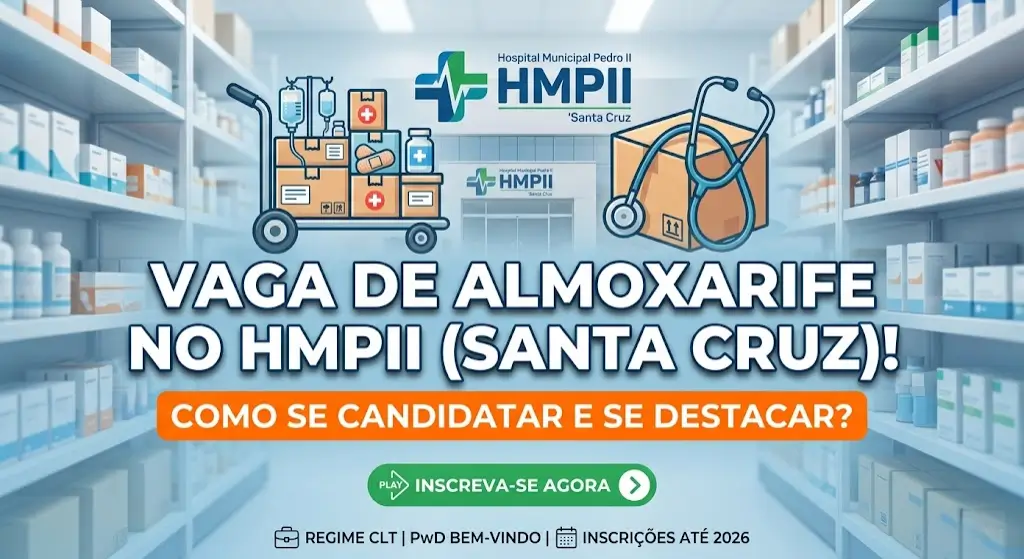 Vaga de Almoxarife no Hospital Municipal Pedro II Saiba Como se Candidatar e Se Destacar