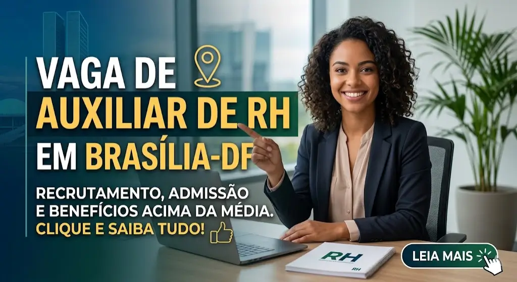 Vaga de Auxiliar de RH em Brasília Tudo que Você Precisa Saber Antes de se Candidatar