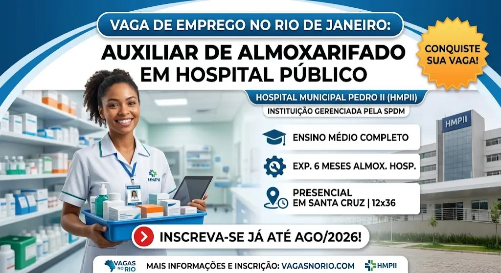 Vaga de Emprego no Rio de Janeiro Auxiliar de Almoxarifado em Hospital Público — Como se Preparar e Conquistar sua Oportunidade