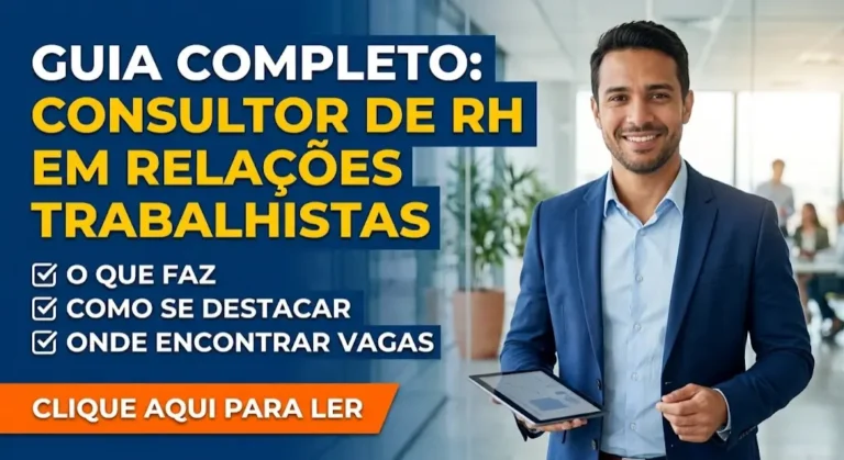 Consultor de RH com Foco em Relações Trabalhistas O Que Faz, Como Se Destacar e Onde Encontrar Vagas