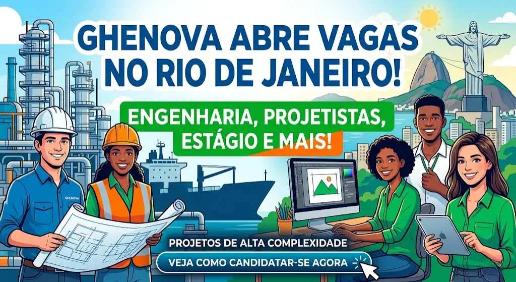 GHENOVA Abre Seleção no Rio de Janeiro Veja as Vagas Disponíveis e Como Se Candidatar