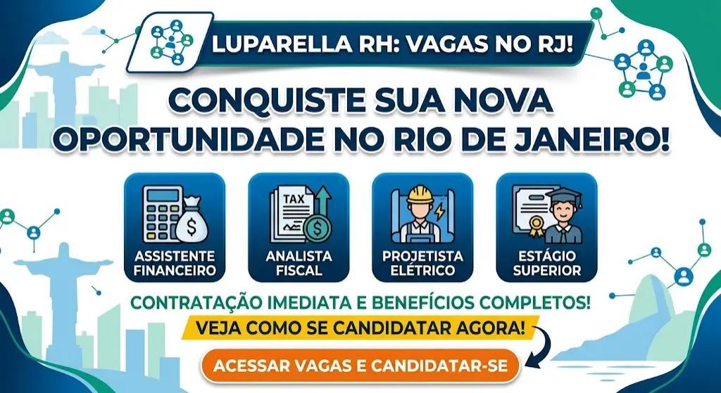 Luparella RH está com vagas abertas no Rio de Janeiro veja como se candidatar