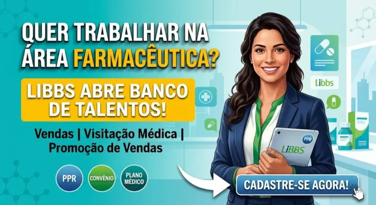 Quer trabalhar na área farmacêutica A Libbs abre banco de talentos para vendas e visitação médica