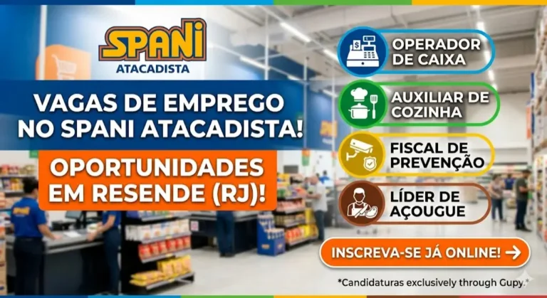 Spani Atacadista Anuncia Novas Vagas de Emprego em Resende (RJ) Veja Como se Candidatar